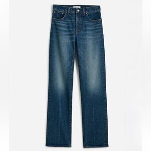 Madewell Women's The Longline Straight Jean in Greendale Wash